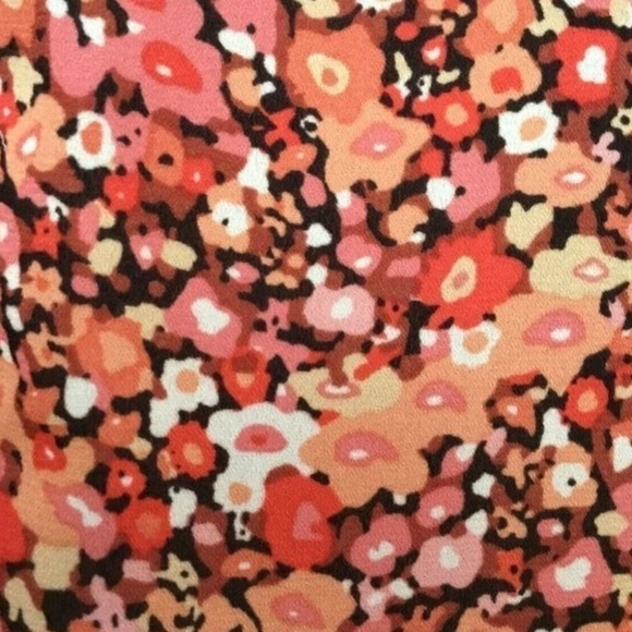 New! OPT Anthropologie Floral Long Sleeve Prairie Dress - Picture 6 of 7